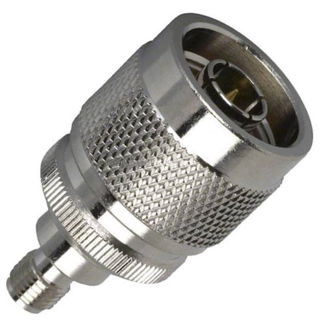 Pulse A-93 SMA-Female to N-Male Adapter is a high-quality inter-series coaxial adapter designed for seamless RF connectivity between SMA (F) and N (M) interfaces.