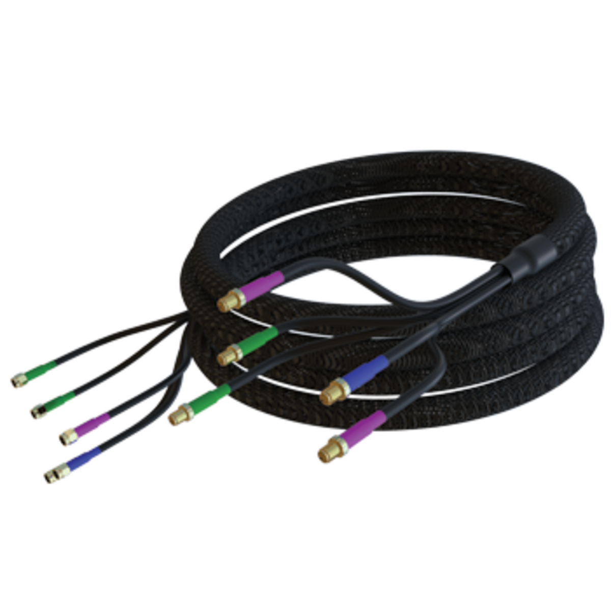 Poynting CAB-118-7 Cable for 7-In-1 Antennas 7x5m HDF-195, 5x SMA-Male, 2x RP-SMA-Male