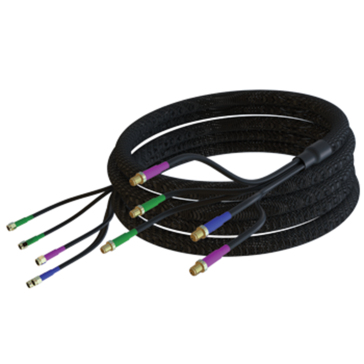 Poynting CAB-119 Cable for 5-In-1 Antennas 5x3m HDF-195, 3x SMA-Male, 2x RP-SMA-Male