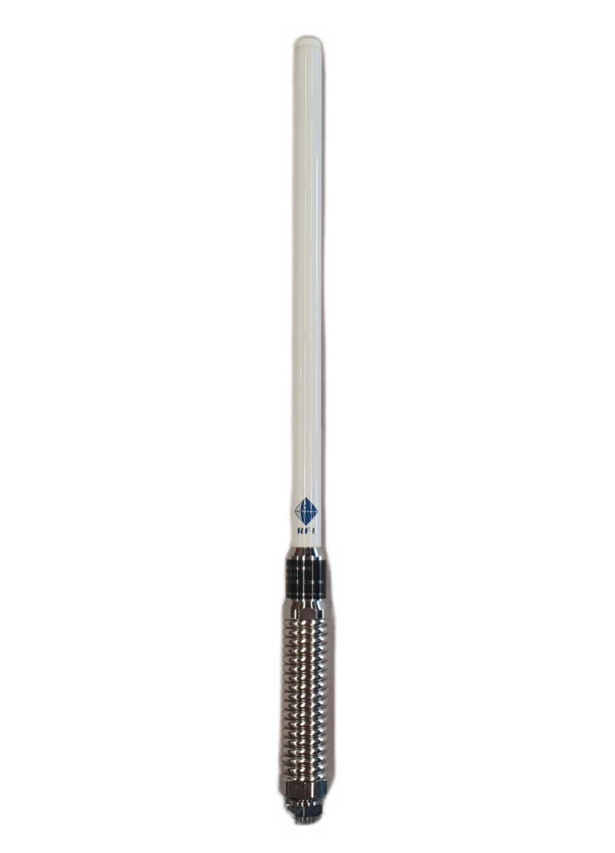 RFI CDM2406 WiFi Vehicle Antenna, 2.4 GHz, 6 dBi, 5m, SMA-Male - White