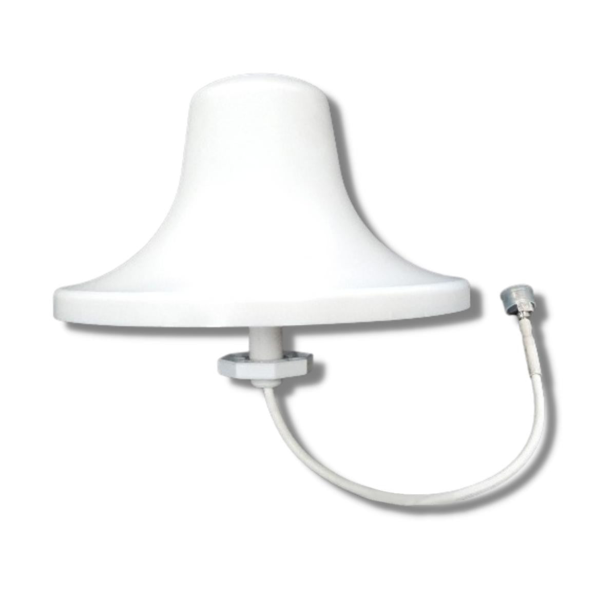 RFI DAS6938-SOC150-N Omni Ceiling Antenna - 698-960 MHz; 1710-3800 MHz covers both 4G and 5G bands; ideal for all fixed in-building coverage applications.