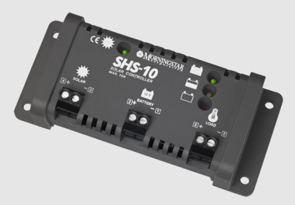 Morningstar SHS-10 PWM Solar Regulator, 10A, 12V