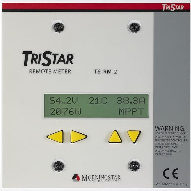 Morningstar TS-RM-2 TriStar Remote Digital Meter for PWM and 150V MPPTs