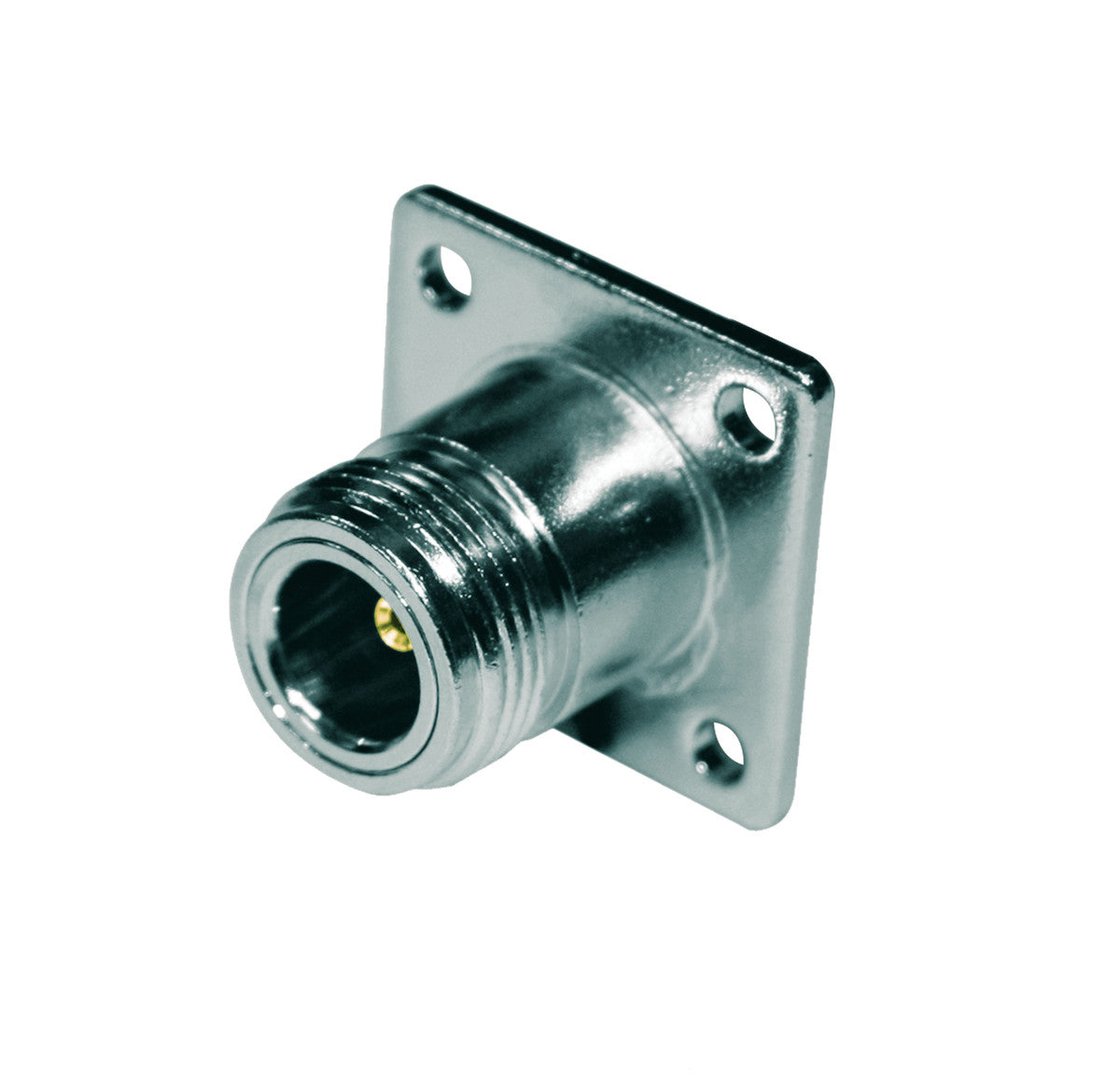 Pulse N-213 N-Female Connector, Crimp, Square Flange Mount - RG213 Cable
