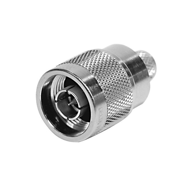 Pulse N-284-P N-Male Connector, Crimp, Knurled Body - RG214 Cable