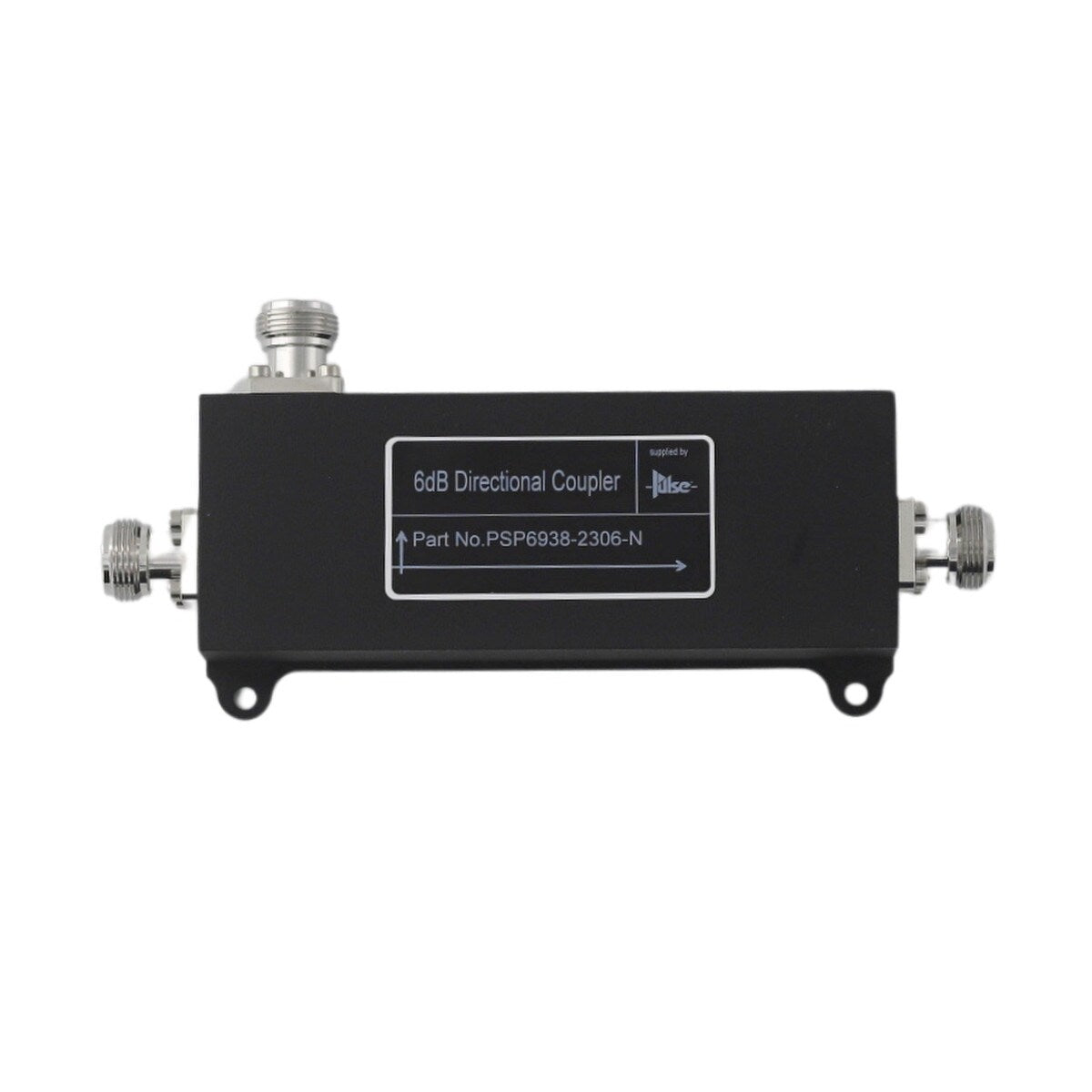 Pulse PSP6938-2306-N Wideband 3-Port Directional Coupler, 6dB, 698-3800 MHz, N-Female