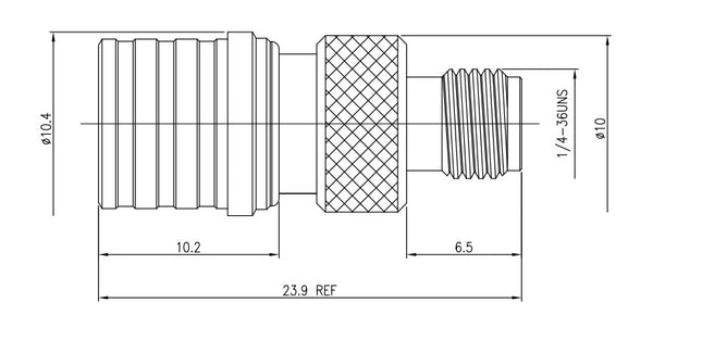 Pulse A-94 SMA-Female to QMA-Male Adapter is a high-performance coaxial inter-series adaptor with an SMA female and QMA male configuration. Pulse coaxial connectors and components have been used in quality radio infrastructure systems in Australia for decades.