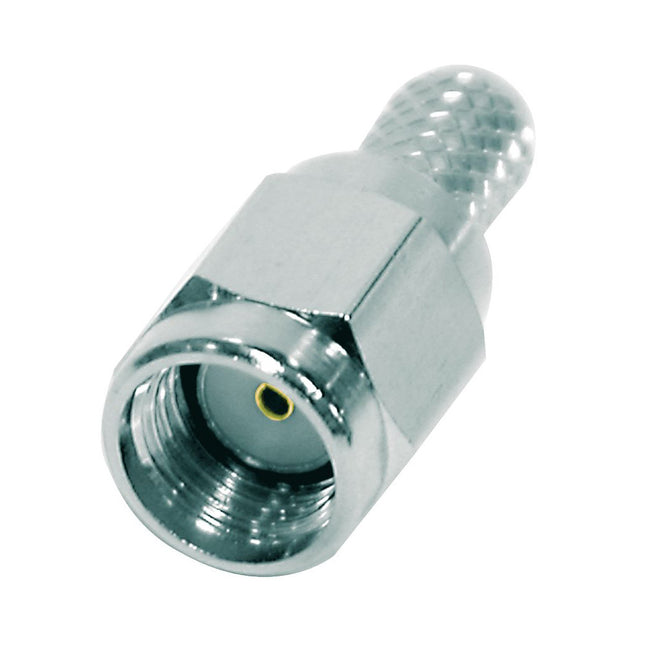 Pulse SMA-104RG Reverse Gender SMA-Male Connector, Crimp - RG58, RG141 and RG303 Cables