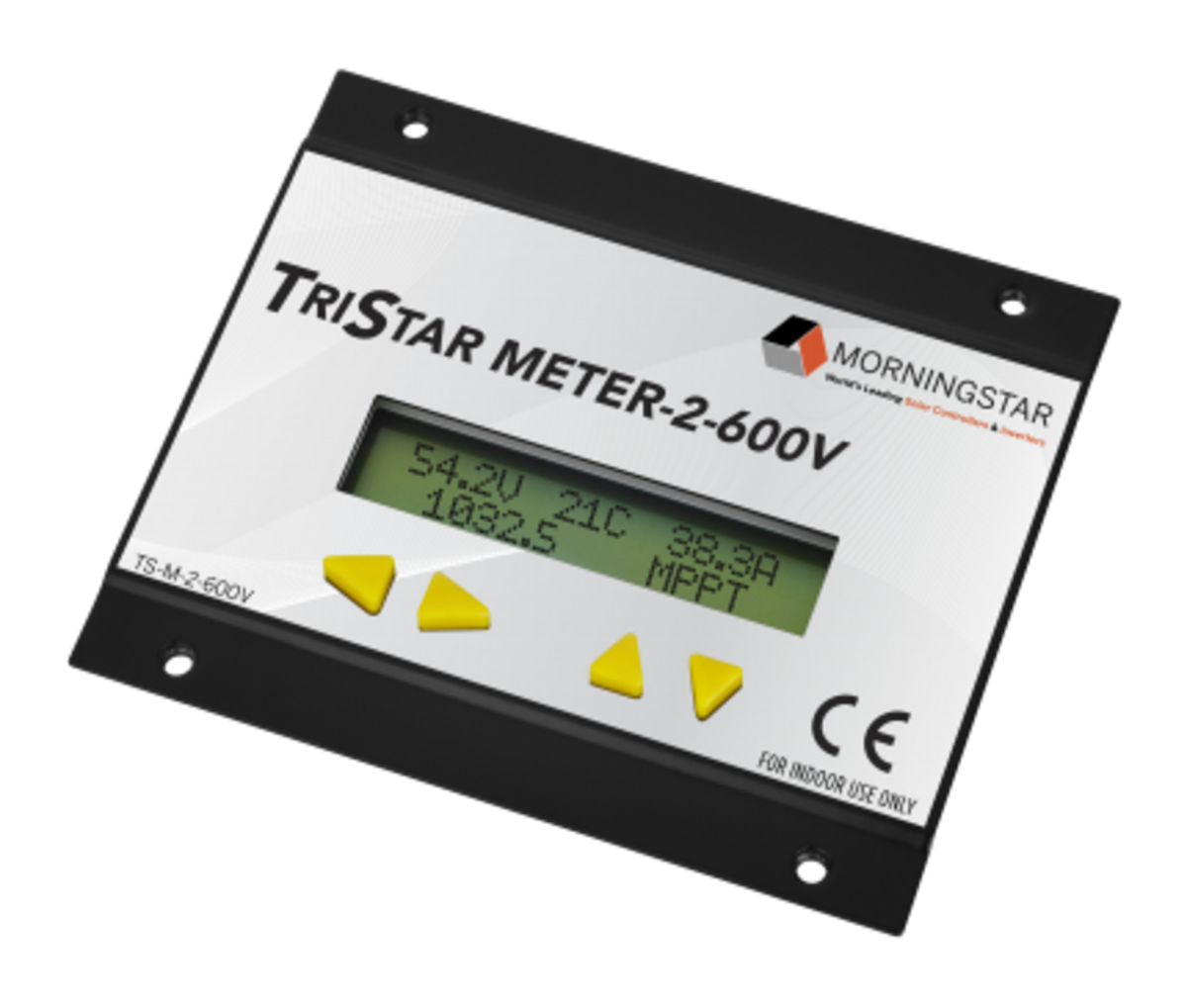 Morningstar TS-M-2-600V TriStar Digital Meter for 600V MPPTs