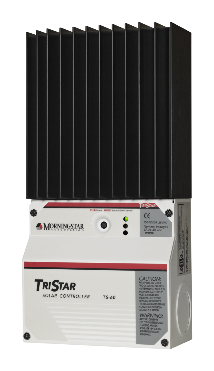 Morningstar TS60 TriStar PWM Solar Regulator, 60A, 12-48V