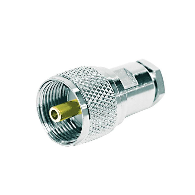 Pulse UHF-21 UHF-Male Connector, Solder/Clamp - LMR-195 and RG58 Cable