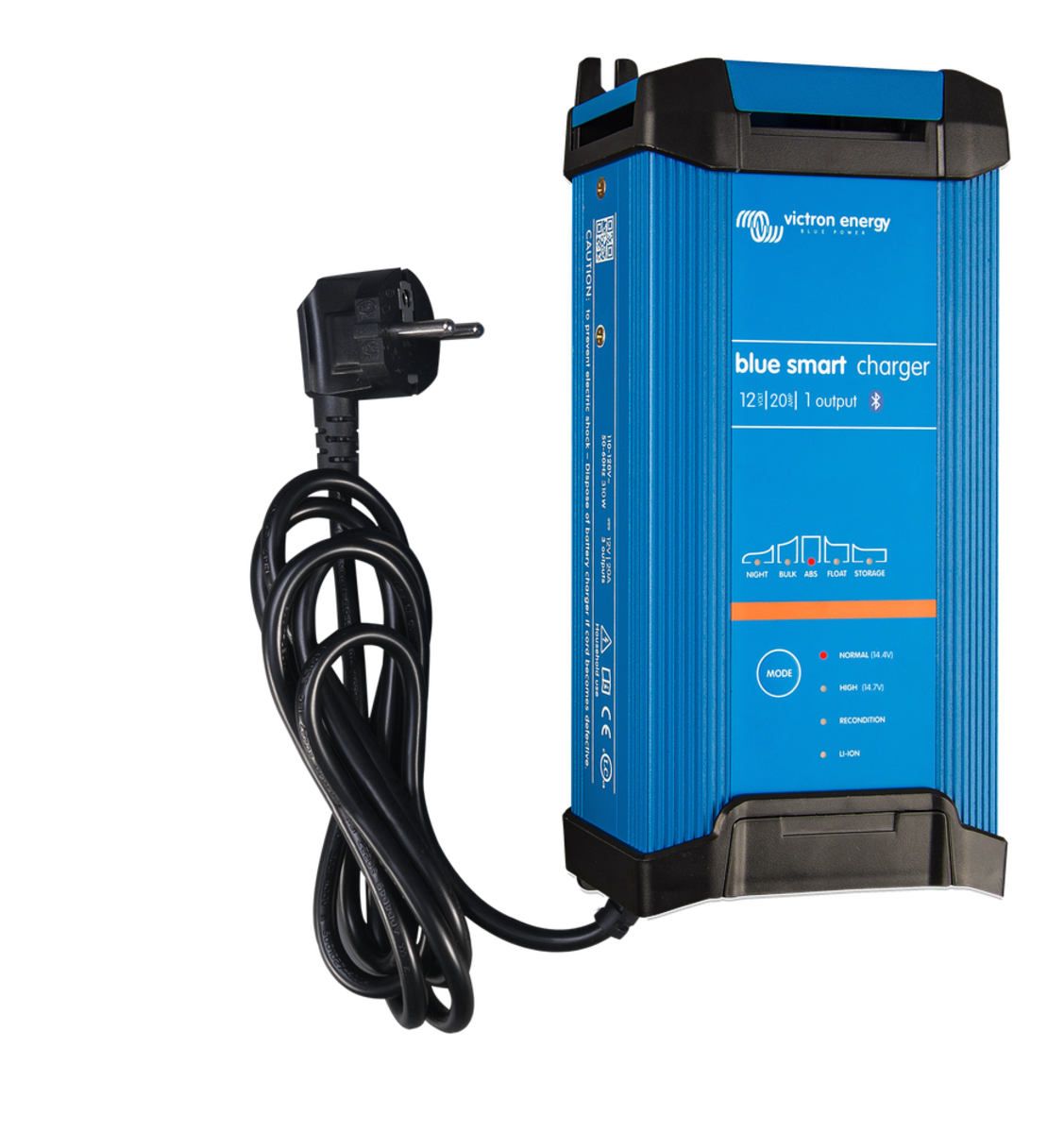 Victron BlueSmart IP22 Charger, 12V, 20A, 1 Outlet - BPC122042012
