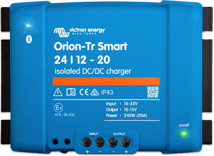 Victron Orion TR Smart DC-DC Charger, 20A, 24/12V, Isolated - ORI241224120