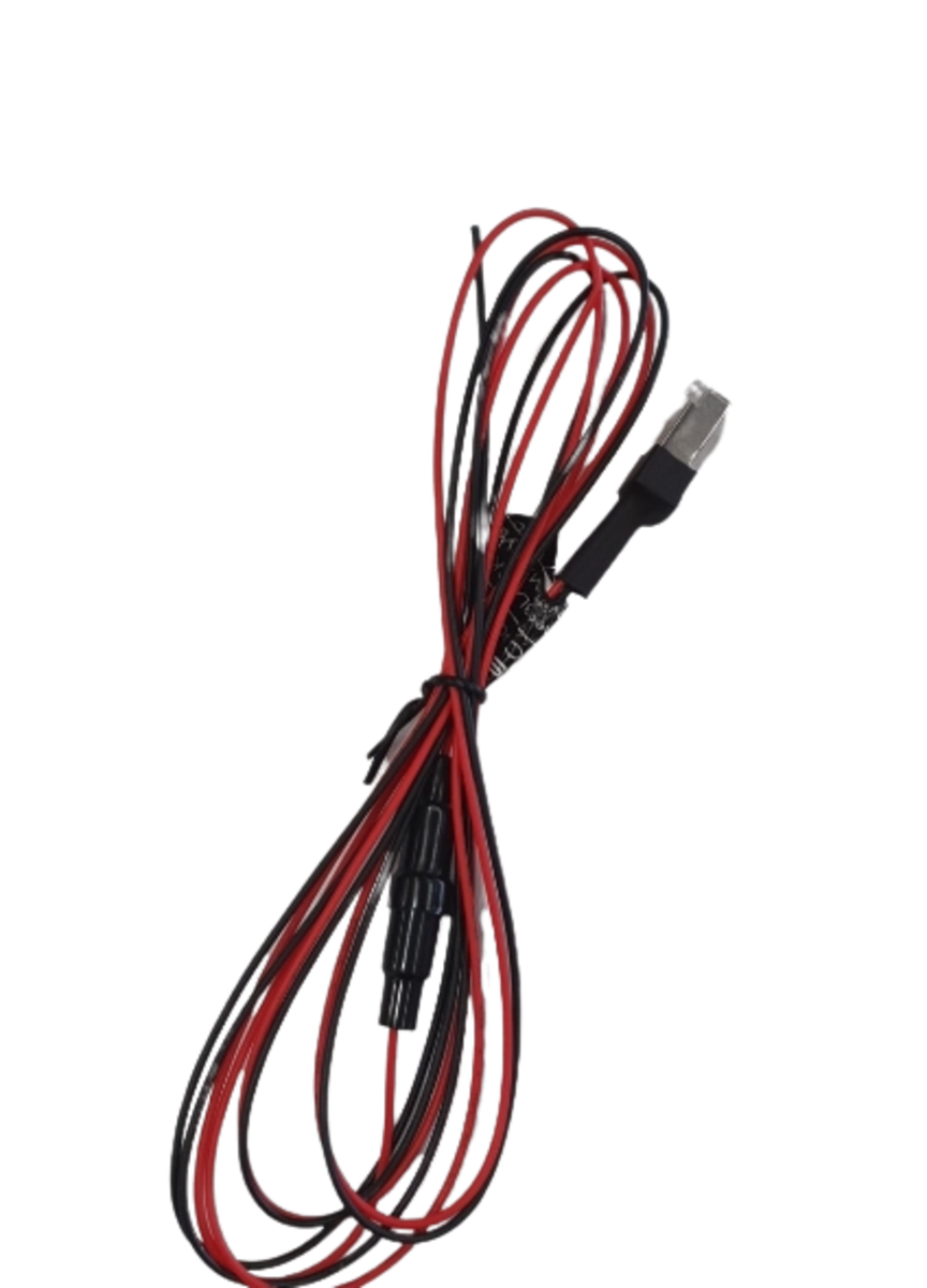 X10DR XDCC-RJ Fused Power Cable for Mobile Charger, 12 VDC, 1.5m