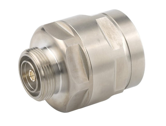 CommScope 158EZDF is a 7-16 DIN-Female Connector designed for use with 1-5/8'' FXL-1873 and AVA7-50 coaxial cables. Replacement for AL7DF-PSA 7-16 DIN(F).
