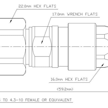 Andrew F2HM-D outline drawing
