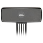 2J 2J4A86PCFa Adhesive Mount Antenna, 5G, WiFi, GNSS, 617-5925 MH, Black