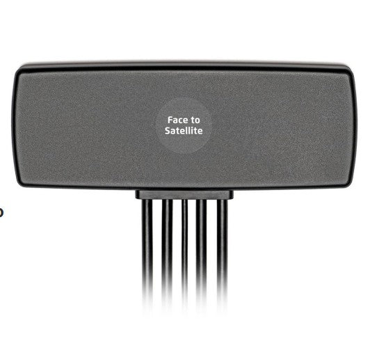 2J 2J4A86PCFa Adhesive Mount Antenna, 5G, WiFi, GNSS, 617-5925 MH, Black