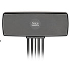 2J 2J4A86PCFa Adhesive Mount Antenna, 5G, WiFi, GNSS, 617-5925 MH, Black