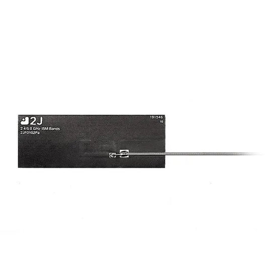 2J 2JF0102Pa Wi-Fi-6E Antenna, 2410-7125 MHz, 4.7 dBi, Adhesive Mount