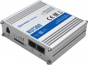 Teltonika RUT360 4G Industrial Router, CAT-6, Wi-Fi, Ethernet, WAN, DI/DO