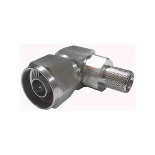 Commscope 400BPNR-C-CR Right Angle Type-N Male Connector for CNT-400 Braided Cable