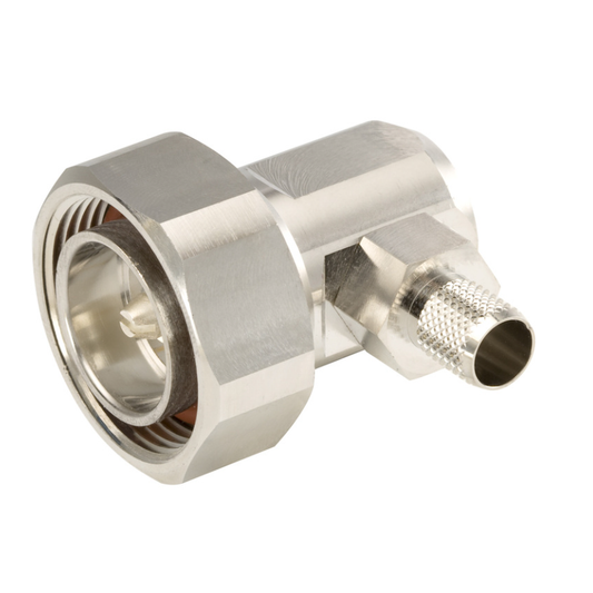 Commscope 400PDR-CR Right Angle 7-16 DIN-Male Connector for CNT-400 Braided Cable
