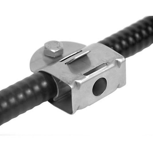 CommScope 42396A-1 Butterfly Hanger is suitable for secure mounting of 1-1/4" coaxial cables and Elliptical Waveguide 64.