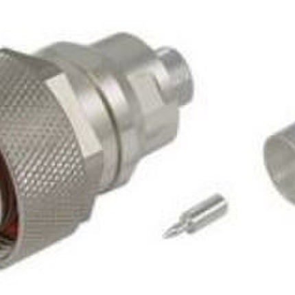 Pulse 716-41 7-16 DIN-Male Connector, Crimp - White Bronze