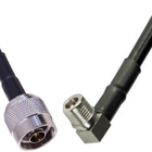 Pulse RG223 Right Angle QMA-Male to N-Male Cable Lead - 0.5m