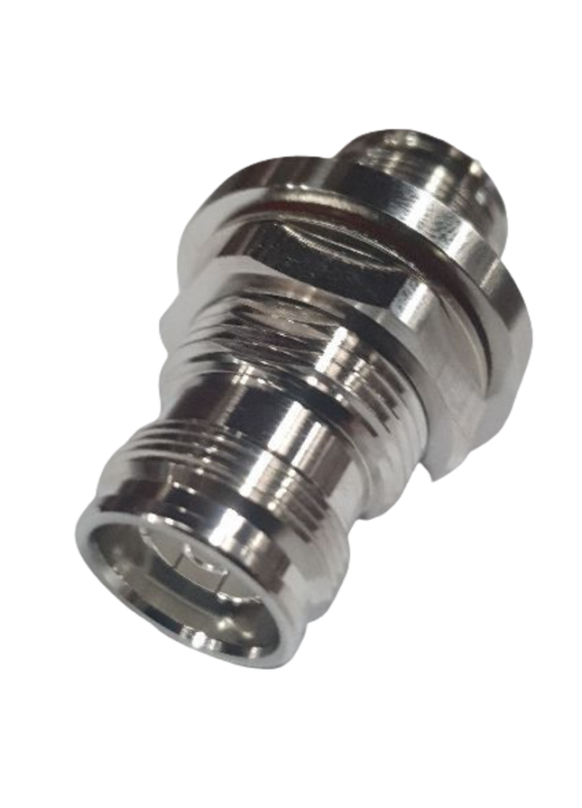Pulse A43-105 4.3-10-Female to 4.3-10-Female Bulkhead Adaptor