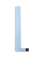 RFI ANT-LTE-SMA-W LTE Terminal Antenna, 698-2700 MHz, 2.6 dBi, Right Angle SMA-Male - White