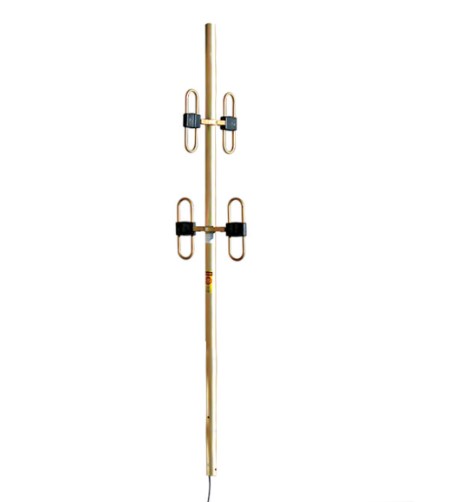 RFI BA40-67-P is a UHF binary dipole array antenna terminated with 4.3-10(F) and 0.5m RG142 Cable tail. It operates within the 400-520 MHz frequency range, offering a 3 dBd gain.