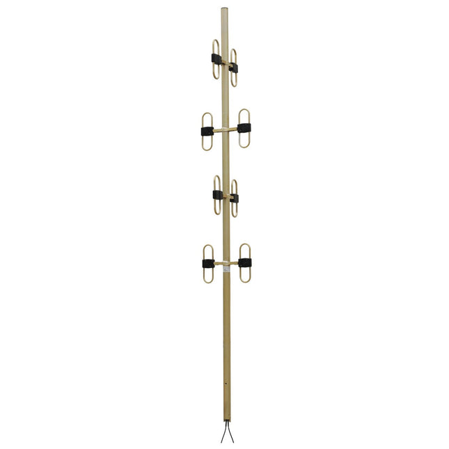 RFI BA4040-67-P is a single-section dual binary array antenna terminated with 4.3-10(F) and 0.5m RG142 Cable tail. It operates within the 400-520 MHz frequency range.