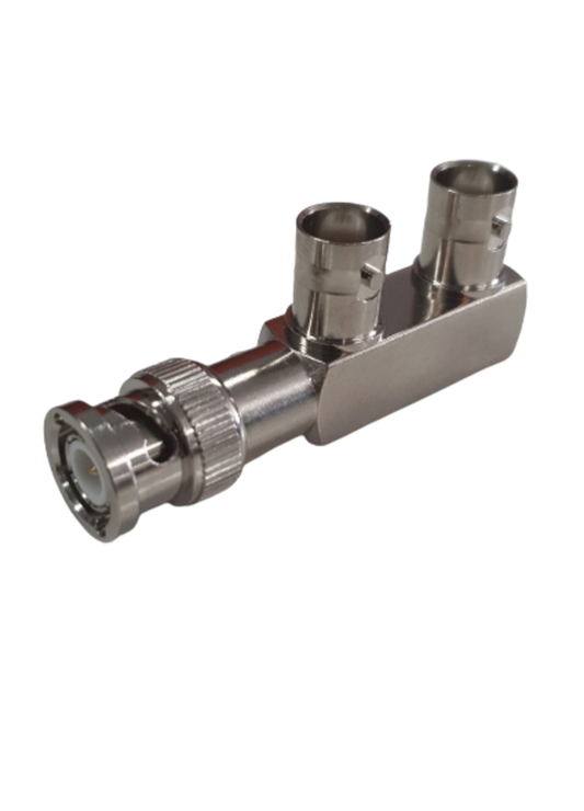 Pulse BNC-81 Tee Adaptor is a versatile connector designed for various RF applications. This adaptor features a BNC-Male and two BNC-Female connectors.