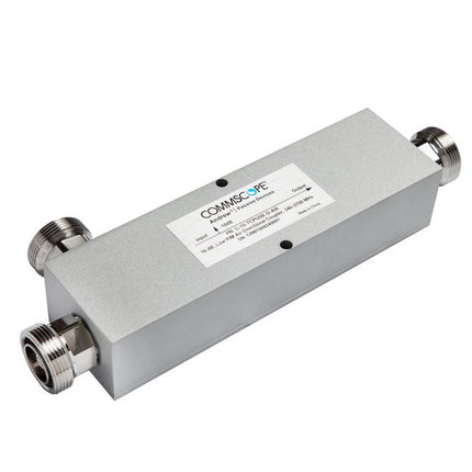 CommScope C-10-TCPUSE-D-AI6 Low PIM Air Directional Coupler is a high-performance RF component designed for precise signal distribution across a broad frequency range of 340-2700 MHz.