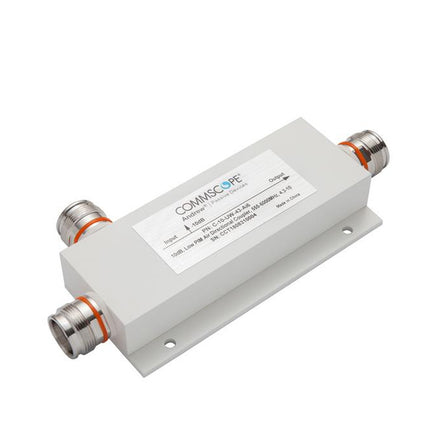 CommScope C-10-UW-43-AI6 Air Directional Coupler is a high-performance RF component designed for precise signal distribution across a broad frequency range of 555-6000 MHz.