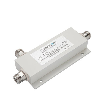 CommScope C-10-UW-N-AI6 Air Directional Coupler is a high-performance RF component designed for precise signal distribution across a broad frequency range of 555-6000 MHz.