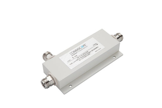 CommScope C-10-UW-N-AI6 Air Directional Coupler is a high-performance RF component designed for precise signal distribution across a broad frequency range of 555-6000 MHz.