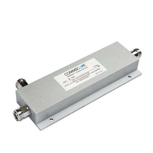 CommScope C-30-TCPUSE-N-AI6 Directional Coupler is a high-performance RF component designed for accurate signal distribution across a 340-2700 MHz range.
