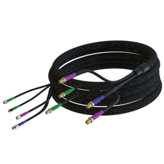 Poynting CAB-119 Cable for 5-In-1 Antennas 5x3m HDF-195, 3x SMA-Male, 2x RP-SMA-Male
