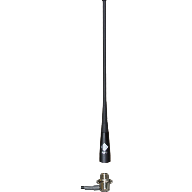 RFI CD34 CB Antenna; UHF CB Mopole; 4 dBi; 477 MHz; MBC 5m FME(F) UHF(A)