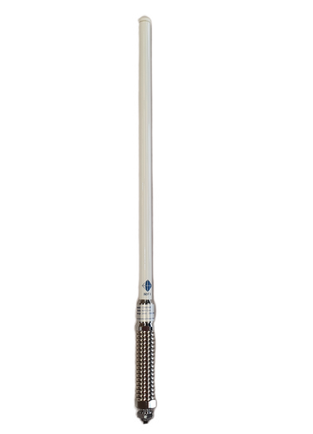 RFI CDM2408 WiFi Vehicle Antenna, 2.4 GHz, 8 dBi, 5m, SMA-Male - White