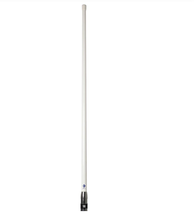 RFI CDQ8195-W-WHIP 5G Vehicle Antenna Whip, 698-3800 MHz, 6.5 dBi - White