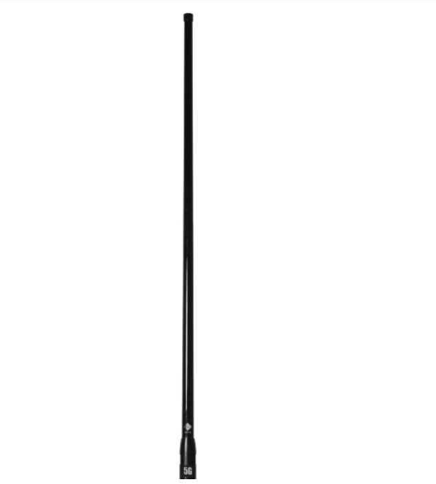 RFI CDQ8197-B-WHIP 5G Vehicle Antenna Whip, 698-3800 MHz, 7.5 dBi - Black