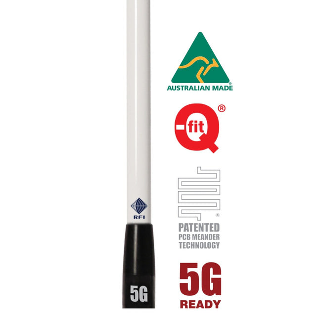 RFI CDR8195-WB-WHIP 5G LTE Collinear Antenna Whip