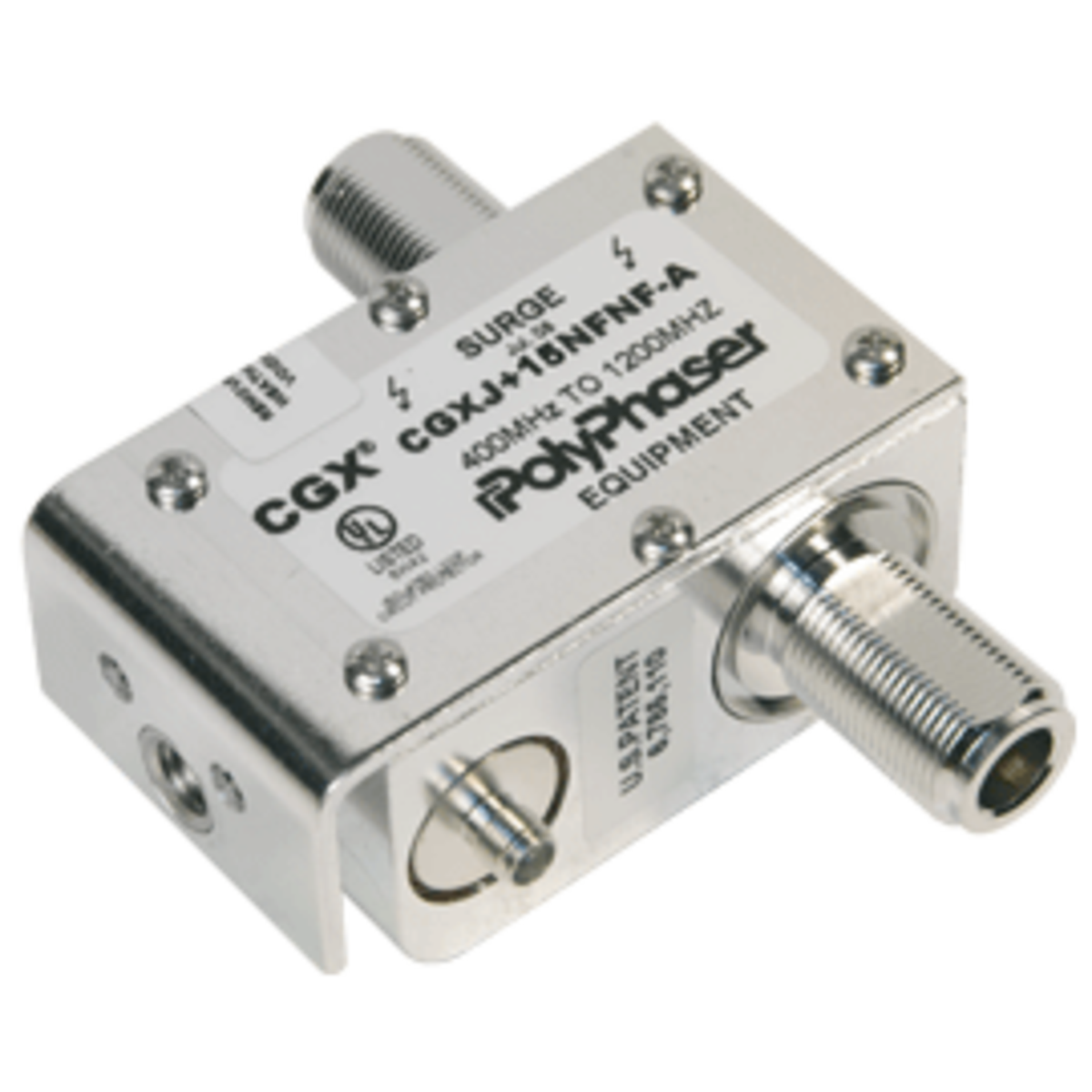 Polyphaser CGXJ+15NFNF-A RF Surge Protector, 400-1200 MHz, 15 VDC