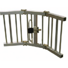 RFI CSA10-67-P Single Dipole Antenna with Corner Screen, 406-512 MHz, 4.3-10-Female