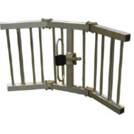 RFI CSA10-67-P Single Dipole Antenna with Corner Screen, 406-512 MHz, 4.3-10-Female