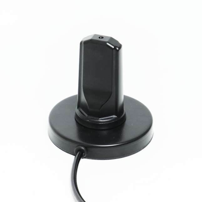 RFI CSM600-MAG-4M-SMA Cellular Antenna (698-2700 MHz); 4m SMA(M), has multi-band coverage, IP65 rating, and sleek design for indoor/outdoor use.
